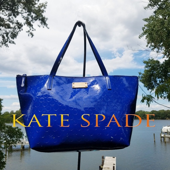 kate spade Handbags - KATE SPADE   EMBOSSED PATENT LEATHER TOTE BAG